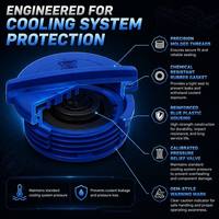Tapa de Expansión de Refrigerante de Repuesto para Automóvil, Tapa del Tanque de Agua del Radiador Compatible con Audi A1 A3 A4 Q3 Q5 VW Polo Golf Tiguan Skoda
