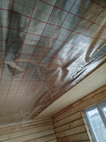 Tissu tissé en PET métallisé double face pour la décoration des bâtiments et l'isolation des surfaces murales, largeur 1,8 m