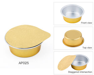 Tasse en papier d'aluminium jetable d'usine 25ml tasse à gâteau antiadhésive porte-gâteau bol à Cupcake en aluminium - Product Image 3