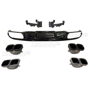 Difusor de Parachoques Trasero para Mercedes Benz Clase E W213 2017-2022, Alerón Trasero, Modificación de Salida de Escape - Product Image 4