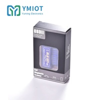 YMOBD Factory Elm327 MiniBluetooth 5.1 Instrument de diagnostic automobile V2.1 OBD2 Analyseur de moteur YMIOT