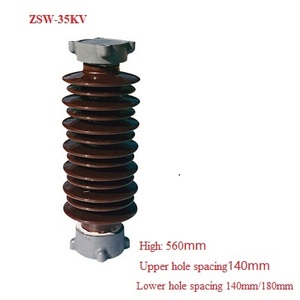 ฉนวนเซรามิกแบบเสา ZSW-10/4 10kV สำหรับใช้งานภายในและภายนอกอาคาร สำหรับสายไฟฟ้าแรงสูง - Product Image 1
