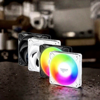 Ventilateur de refroidissement à roulement à billes de 120 mm pour P12 PRO avec dissipateur thermique en plastique pour boîtier d'ordinateur, débit d'air de 81 CFM