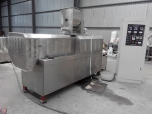 Máquina Extrusora de Bocadillos de Cereal de Arroz Crujiente <span class=keywords><strong>Doritos</strong></span> de Acero Inoxidable/Línea de Producción de Extrusora de Bocadillos de Doble Tornillo - Product Image 5