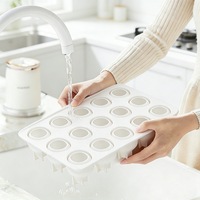 Nouveau moule en silicone 15 cavités 3D pour gâteau, mousse, gelée de fruits et poires, pour desserts français, résistant à la chaleur, pour four, outils de cuisson transfrontaliers