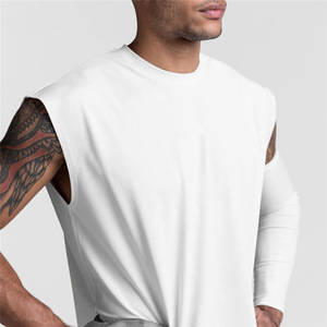 Men's Stretch Cool Dry Fit Workout Tank Tops Breathable Gym Stringer Muscle Tank with Cool Dry Sleeveless Design for <strong>Running</strong> - Product Image 6