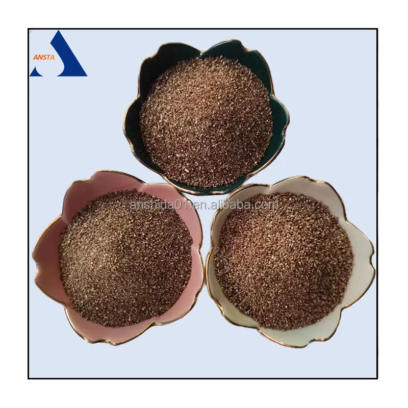 Chauffe-mains utilisé Vermiculite 20-40mesh 40-60mesh Vermiculite expansée dorée pour coussin chauffant