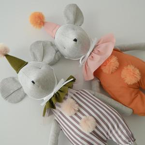 40cm nueva muñeca calmante para bebé PP algodón bebé ratón muñeca regalo usable muñeca de juguete - Product Image 2