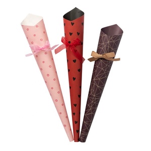 Factory Wholesale Recyclable flower box single flower cone or flower tube