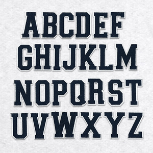 Thêu chữ cái tiếng Anh, phù hiệu thêu máy tính cho các phụ kiện quần áo, vá vá cho quần. - Product Image 2