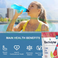 Poudre d'électrolytes Ausreson OEM en sachets – Complément sportif biologique pour boisson énergétique – Mélange d'électrolytes en poudre pour une hydratation rapide