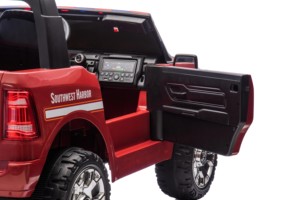 รถดับเพลิงนั่งบนรถ<span class=keywords><strong>แรม</strong></span>3500ทรงพลังพร้อมรีโมต2.4G แดชบอร์ดได้รับใบอนุญาตสำหรับเด็ก - Product Image 2