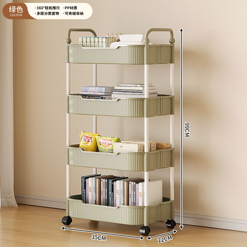 green storage rack-4-tier model