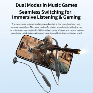 中国制造商2025趋势新产品低价批发高品质运动颈带BT耳塞无线耳机 - Product Image 5