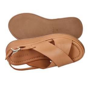 Sandalias de cuña para mujer Frau, de cuero, talla 38, tacón de 4.5 cm, estilo plataforma - Product Image 6