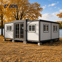 Maison conteneur extensible ignifuge A1, cabane préfabriquée en bord de lac pour l'automne # Vendeur mondial, livraison en 10 jours, prêt à expédier, ADU Retreat
