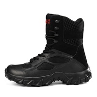 Bottes d'Entraînement d'Extérieur Antidérapantes Grande Taille, Bottes de Combat Transfrontalières pour Hommes et Femmes, Bottes du Désert Résistantes à l'Usure pour la Randonnée