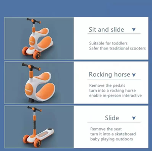 Patinetes multifunción <span class=keywords><strong>3</strong></span> en 1 para niños y niñas, nuevo diseño, se puede colocar y deslizar, adecuado para niños de <span class=keywords><strong>2</strong></span> a 8 años - Product Image 4