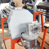 Machine à cintrer circulaire/conique à rouleau coulissant électrique automatique ESR-1020x2 pour le traitement des tôles en acier inoxydable