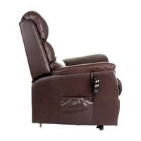 Fauteuil inclinable électrique multifonctionnel de luxe en tissu, fauteuil inclinable à gravité zéro