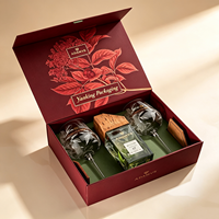 Boîte pliante entièrement personnalisée avec insert logo, boîte rigide de luxe, emballage cadeau haut de gamme, boîtes en papier rigide magnétiques avec couvercle