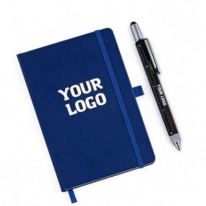 Wholesale A6 <b>Notepad</b> Leather Cover Branded Logo Company Office Meeting Promo Business Gift Notebook - Product Image 1