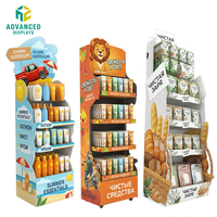 Expositor de Plástico PVC 100% Personalizado de Fábrica con 15 Años de Experiencia para Promoción de Patatas Fritas en Supermercados y Comercios Minoristas