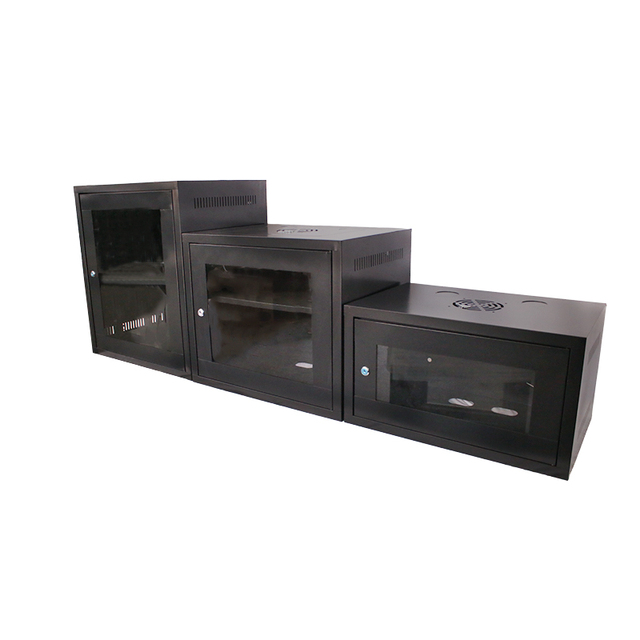 Data Center Equipment Wall Mount 19 Inch Rack 9u Network Cabinet Rack  Server with Drawer Shelf and Storage Cabinet