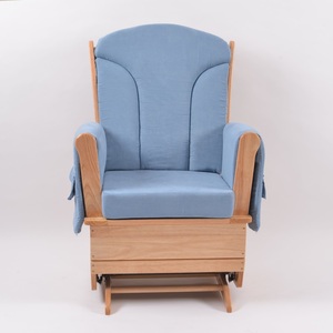 Centro de cuidado clásico Momia Lactancia Bebé Guardería Enfermera Mecedora y otomana Ocio Enfermería silla Planeadora de madera - Product Image 6