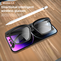 Lunettes intelligentes de traduction multilingue en temps réel, contrôle tactile, vidéo 1080P, étanches IP68, assistant IA pour les voyages et les affaires