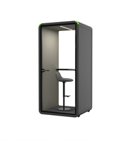 Cabine de travail insonorisée, studio insonorisé, cabine d'isolation acoustique, cabine de bureau intérieure, cabine de travail ronde, cabine commerciale