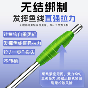 Aohu Rousi Double Hooks No Knots 30 36 40 Size Carp Fishing Bottom Fishing Leader Line With Multiple Hooks - Product Image 4