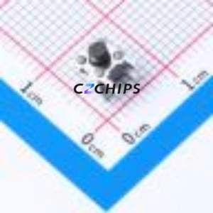 GT-TB092B-H043-L1 Tactile Switch Through hole Component THT Switch Single Pole Single Throw Round Button 2.5N Right Angle Insert - Product Image 1