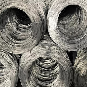 Fils d'acier de zinc galvanisés plongés chauds de tige de barre de fil de clou en métal d'acier à faible teneur en carbone dans les bobines - Product Image 3