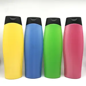 도매 호텔 가정용 플라스틱 샴푸 병 750ml Hdpe 플랫 스퀘어 펌프 샴푸 로션 병 플립 캡