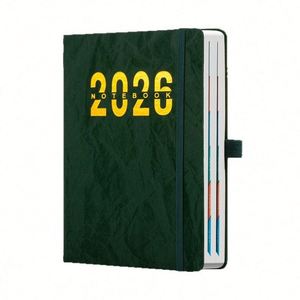 Agenda 2026 con Logotipo Personalizado, Cuaderno de Cuero PU A5/B5, Diario de Papel Grueso, Organizador de Horarios Diarios para Negocios, Regalo Corporativo - Product Image 4