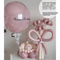 Sertifikat Foto Buket Balon Mawar Baru Selamat Ulang Tahun Theresa Gabrille Pesta Proposal Hari Valentine Pengakuan Cinta