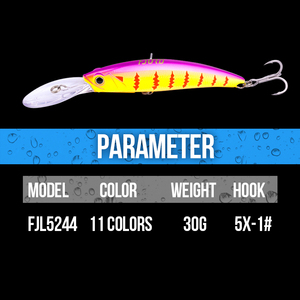 FJORD 120mm Esca Artificiale Minnow in Metallo per Pesca in Mare, 30g, per Traina e Jerkbait in Acqua Salata - Product Image 3