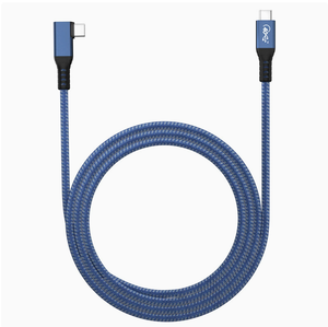 สายเคเบิล USB4 Type C แบบมุมฉาก 40Gbps 100W PD รองรับการชาร์จเร็ว ใช้งานร่<span class=keywords><strong>ว</strong></span>มกับ <span class=keywords><strong>Thunder</strong></span> 4 ได้ สายถ่ายโอนข้อมูลความเร็วสูง - Product Image 1