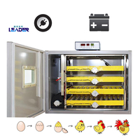 Incubateur à œufs de poulet LZ-240B, nouvelle arrivée, capacité de 240 œufs, taux d'éclosion de 98%, entièrement automatique, plateau rotatif à 360 degrés, 220V, double, pour autruche et dinde