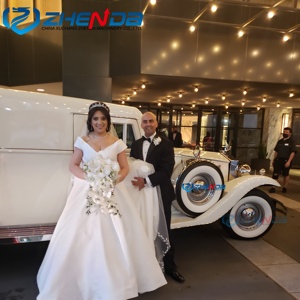 Lujoso Auto Turístico Eléctrico Retro Clásico de 5 Plazas Personalizado para Turismo y Resorts - Product Image 4