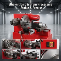 Machine à tournage de disques et tambours de frein légers C9335A 350 mm pour la rectification des rotors de frein de voiture 220V/110V/380V Garantie 1 an