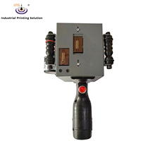 Imprimante à jet d'encre portable IPS-HH508 Plus 50,8 mm, double tête d'impression, 300 DPI, 70 m/min, codeur thermique pour le codage de date sur carton