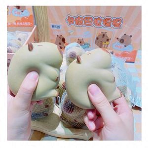 Professional OEM Service Mini Capybara Sensory <b>Squishy</b> Toy Silicone Stress Relief Promotional Squeeze Toy - Product Image 2
