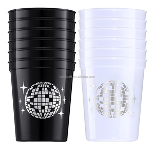 Vasos <span class=keywords><strong>de</strong></span> chupito personalizados HL <span class=keywords><strong>de</strong></span> 12 oz con diseño <span class=keywords><strong>de</strong></span> bola <span class=keywords><strong>de</strong></span> discoteca y logotipo para <span class=keywords><strong>despedida</strong></span> <span class=keywords><strong>de</strong></span> <span class=keywords><strong>soltera</strong></span>, novia vaquera, fiesta <span class=keywords><strong>de</strong></span> bodas, eventos <span class=keywords><strong>de</strong></span> los años 70, 80 y 90, recuerdo <span class=keywords><strong>de</strong></span> fiesta - Product Image 1