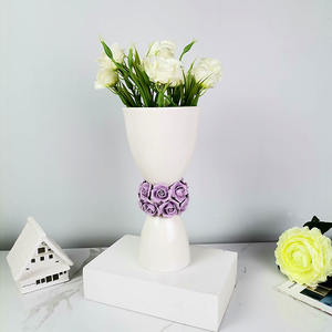 Arreglo de flores de alta calidad <span class=keywords><strong>2023</strong></span>, jarrones de ramo de flores con incrustaciones para flores, decoración del hogar - Product Image 3