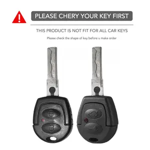 Custodia Protettiva in Silicone per Chiave Smart VW Polo Golf Passat Bora Sharan Skoda Octavia Fabia Seat Corboda Leon <span class=keywords><strong>Ibiza</strong></span> - Product Image 2