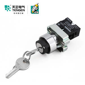 Tengen LAY5 Key Operated Rotary Switch 25A Lock Power <b>Conversion</b> XB2 NP2 BG21 Normally Open 33 Position - Product Image 1