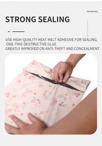 Custom Logo Eco Friendly Waterproof Beige Self Adhesive Seal Plastic Envelope Poly Mailers Shipping Bags for Clothing - Product Image 5