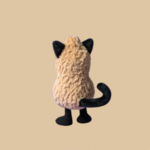 定制标志万圣节猫花生毛绒玩具可爱舒缓卡通枕头花生变身小猫毛绒动物娃娃 - Product Image 5